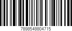 Código de barras (EAN, GTIN, SKU, ISBN): '7898548804715'