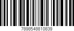 Código de barras (EAN, GTIN, SKU, ISBN): '7898548810839'