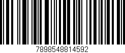 Código de barras (EAN, GTIN, SKU, ISBN): '7898548814592'