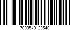 Código de barras (EAN, GTIN, SKU, ISBN): '7898549120548'