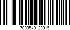 Código de barras (EAN, GTIN, SKU, ISBN): '7898549123815'