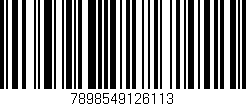 Código de barras (EAN, GTIN, SKU, ISBN): '7898549126113'