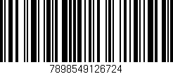 Código de barras (EAN, GTIN, SKU, ISBN): '7898549126724'