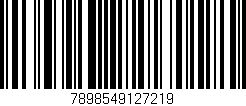 Código de barras (EAN, GTIN, SKU, ISBN): '7898549127219'