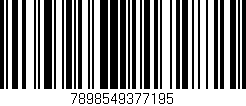 Código de barras (EAN, GTIN, SKU, ISBN): '7898549377195'
