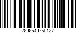Código de barras (EAN, GTIN, SKU, ISBN): '7898549750127'