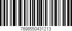 Código de barras (EAN, GTIN, SKU, ISBN): '7898550431213'