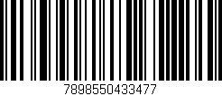 Código de barras (EAN, GTIN, SKU, ISBN): '7898550433477'