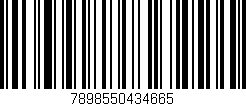 Código de barras (EAN, GTIN, SKU, ISBN): '7898550434665'