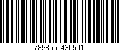 Código de barras (EAN, GTIN, SKU, ISBN): '7898550436591'