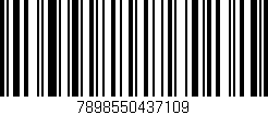 Código de barras (EAN, GTIN, SKU, ISBN): '7898550437109'