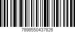 Código de barras (EAN, GTIN, SKU, ISBN): '7898550437826'