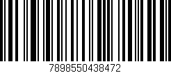 Código de barras (EAN, GTIN, SKU, ISBN): '7898550438472'