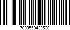Código de barras (EAN, GTIN, SKU, ISBN): '7898550439530'