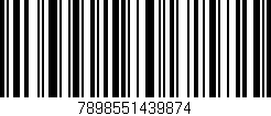 Código de barras (EAN, GTIN, SKU, ISBN): '7898551439874'