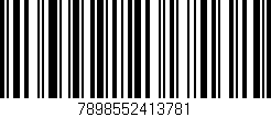 Código de barras (EAN, GTIN, SKU, ISBN): '7898552413781'
