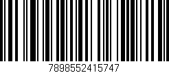 Código de barras (EAN, GTIN, SKU, ISBN): '7898552415747'