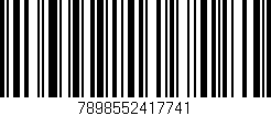 Código de barras (EAN, GTIN, SKU, ISBN): '7898552417741'