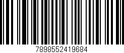 Código de barras (EAN, GTIN, SKU, ISBN): '7898552419684'