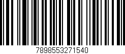 Código de barras (EAN, GTIN, SKU, ISBN): '7898553271540'