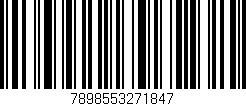 Código de barras (EAN, GTIN, SKU, ISBN): '7898553271847'