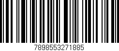 Código de barras (EAN, GTIN, SKU, ISBN): '7898553271885'