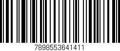 Código de barras (EAN, GTIN, SKU, ISBN): '7898553641411'