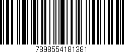 Código de barras (EAN, GTIN, SKU, ISBN): '7898554181381'