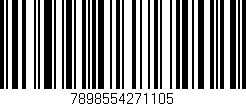 Código de barras (EAN, GTIN, SKU, ISBN): '7898554271105'