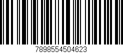 Código de barras (EAN, GTIN, SKU, ISBN): '7898554504623'