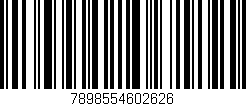 Código de barras (EAN, GTIN, SKU, ISBN): '7898554602626'