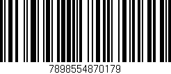 Código de barras (EAN, GTIN, SKU, ISBN): '7898554870179'