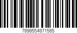 Código de barras (EAN, GTIN, SKU, ISBN): '7898554871565'