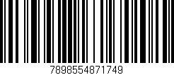 Código de barras (EAN, GTIN, SKU, ISBN): '7898554871749'