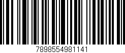 Código de barras (EAN, GTIN, SKU, ISBN): '7898554981141'