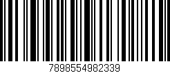 Código de barras (EAN, GTIN, SKU, ISBN): '7898554982339'