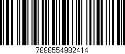 Código de barras (EAN, GTIN, SKU, ISBN): '7898554982414'