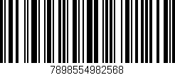 Código de barras (EAN, GTIN, SKU, ISBN): '7898554982568'