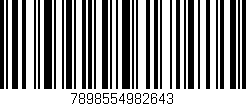 Código de barras (EAN, GTIN, SKU, ISBN): '7898554982643'