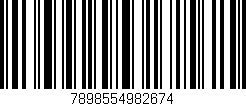 Código de barras (EAN, GTIN, SKU, ISBN): '7898554982674'
