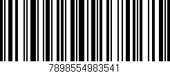 Código de barras (EAN, GTIN, SKU, ISBN): '7898554983541'
