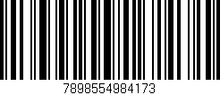 Código de barras (EAN, GTIN, SKU, ISBN): '7898554984173'