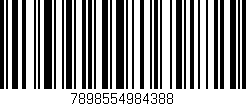 Código de barras (EAN, GTIN, SKU, ISBN): '7898554984388'