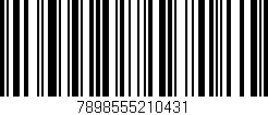 Código de barras (EAN, GTIN, SKU, ISBN): '7898555210431'