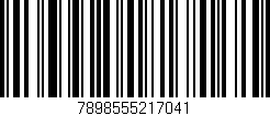 Código de barras (EAN, GTIN, SKU, ISBN): '7898555217041'