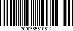 Código de barras (EAN, GTIN, SKU, ISBN): '7898555510517'