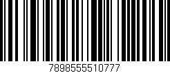 Código de barras (EAN, GTIN, SKU, ISBN): '7898555510777'