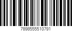 Código de barras (EAN, GTIN, SKU, ISBN): '7898555510791'