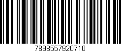 Código de barras (EAN, GTIN, SKU, ISBN): '7898557920710'