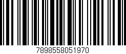 Código de barras (EAN, GTIN, SKU, ISBN): '7898558051970'